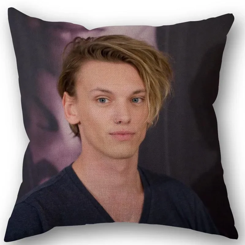 Jamie Campbell Bower Pillowcase High Quality Home Textile Cotton Linen Fabric 45x45cm One Side Decoration Pillow Covers