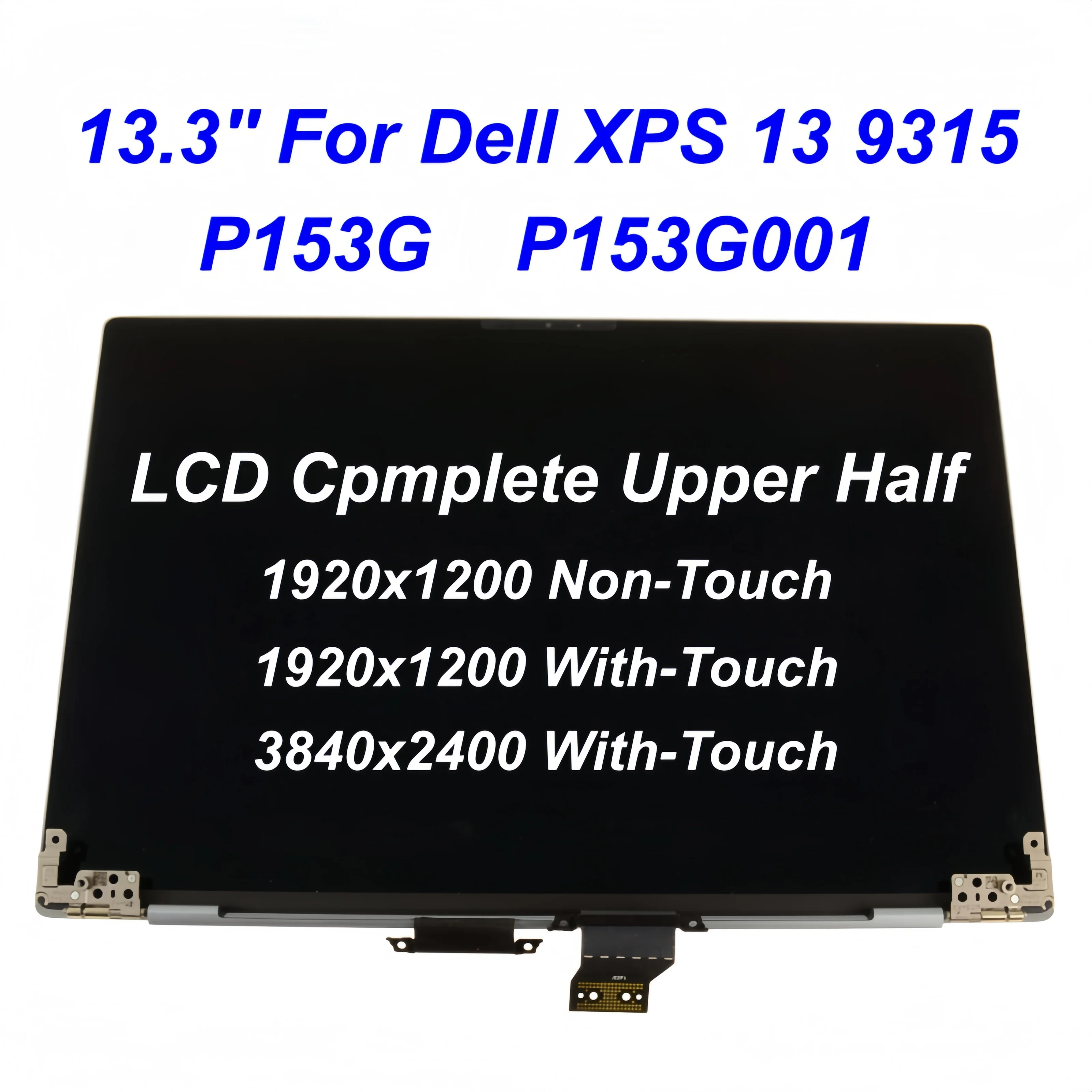 13.4 Inch For Dell XPS 13 9315 P153G P153G001 LCD Complete Upper 
