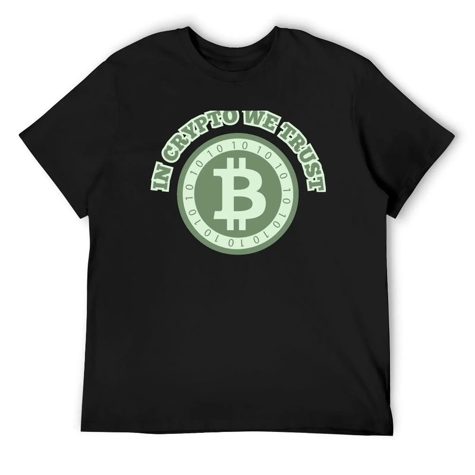 

In crypto we trust (basic) T-Shirt summer clothes sports fans mens workout shirts