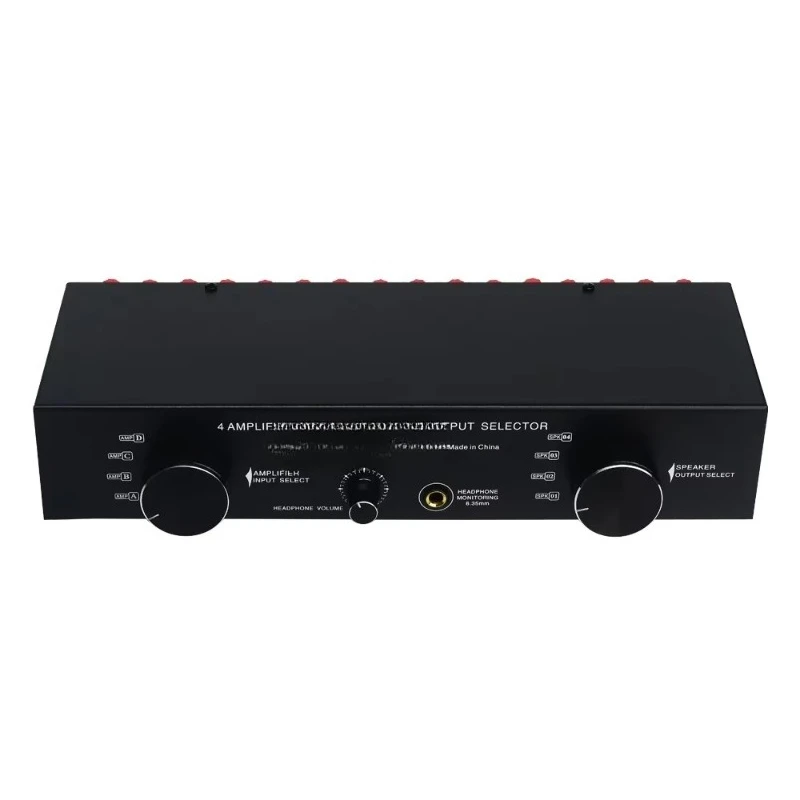

4 Inputs 4 Outputs 300 Watts Sound Quality 300 Watts Power Amplifier Speaker Selector Switcher Audio