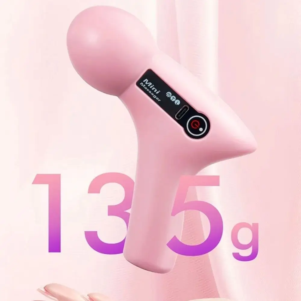 

Adjustables Mini Fascia Massager Soft Massage Head Wear Resistant Deep Tissue Massage Device Portable Easy To Operate