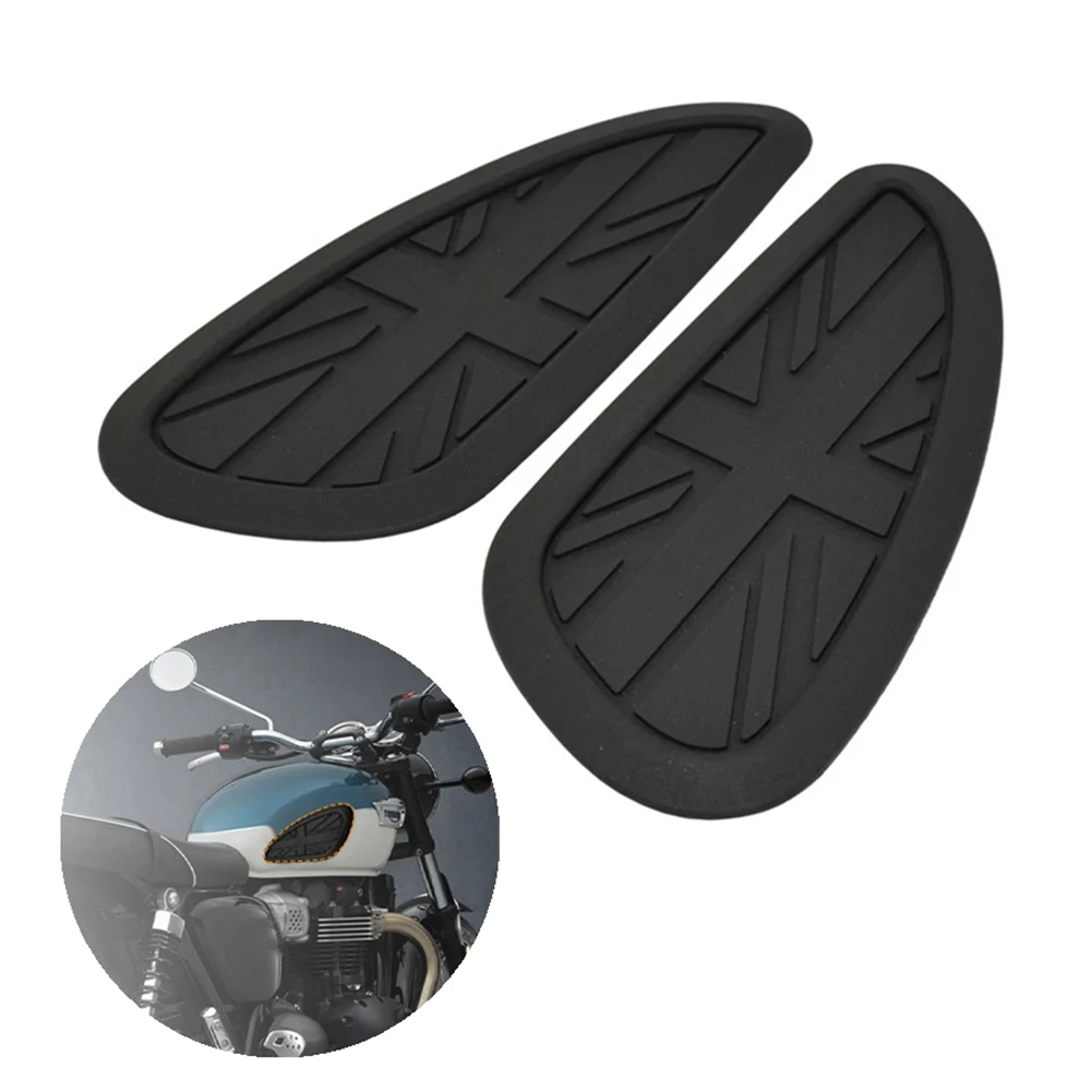 

Universal Motorcycle Anti-slip Tank Pads Fuel Gas Knee Grip Traction Pads Protection Sticker Side Decal For Triumph T100 T120