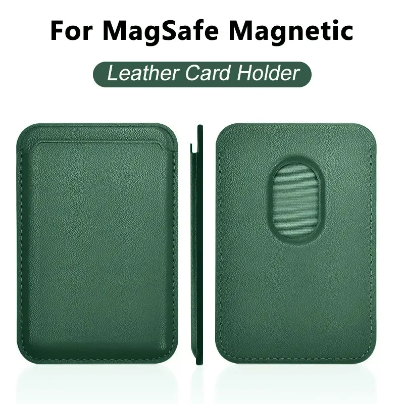 Voor Magsafe Accessoires Magnetische Portemonnee Houder Lederen Case Voor iPhone 13 12 14 15 16 17 Pro Max Kaarthouder telefoon Portemonnee Cover