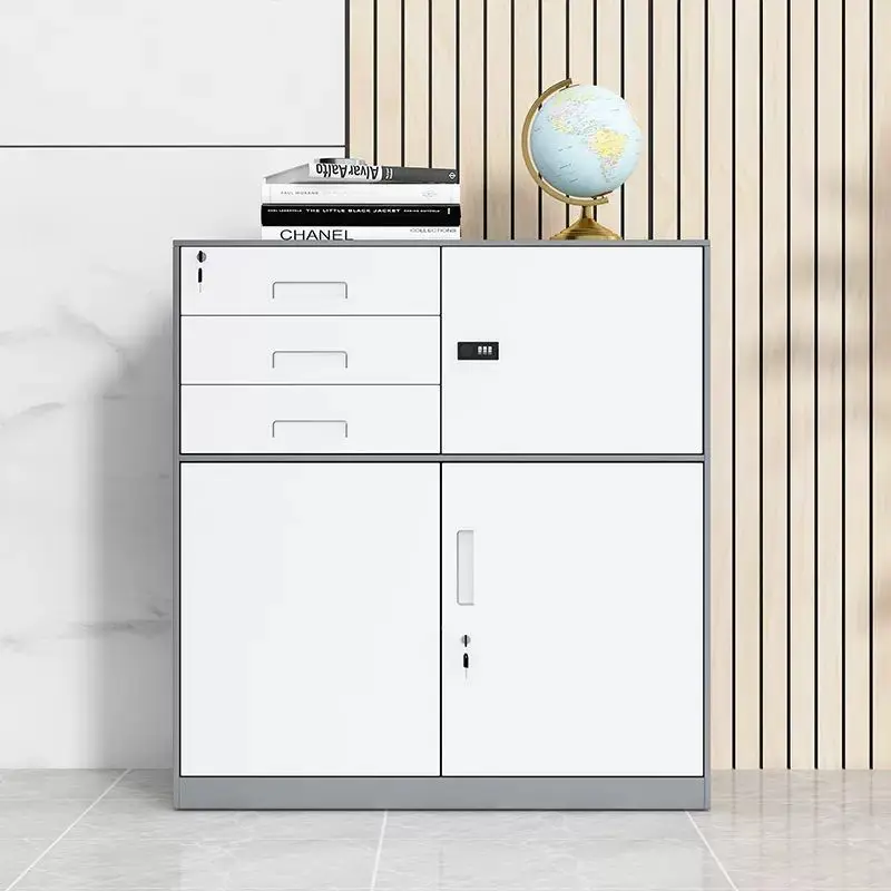 Iron file cabinet Office low cabinet Locker small cabinet with lock