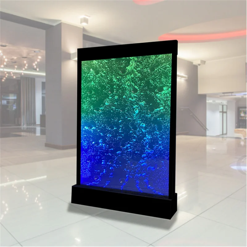 custom.Customized Acrylic Led Bubble Wall Features Bubble Fountain
