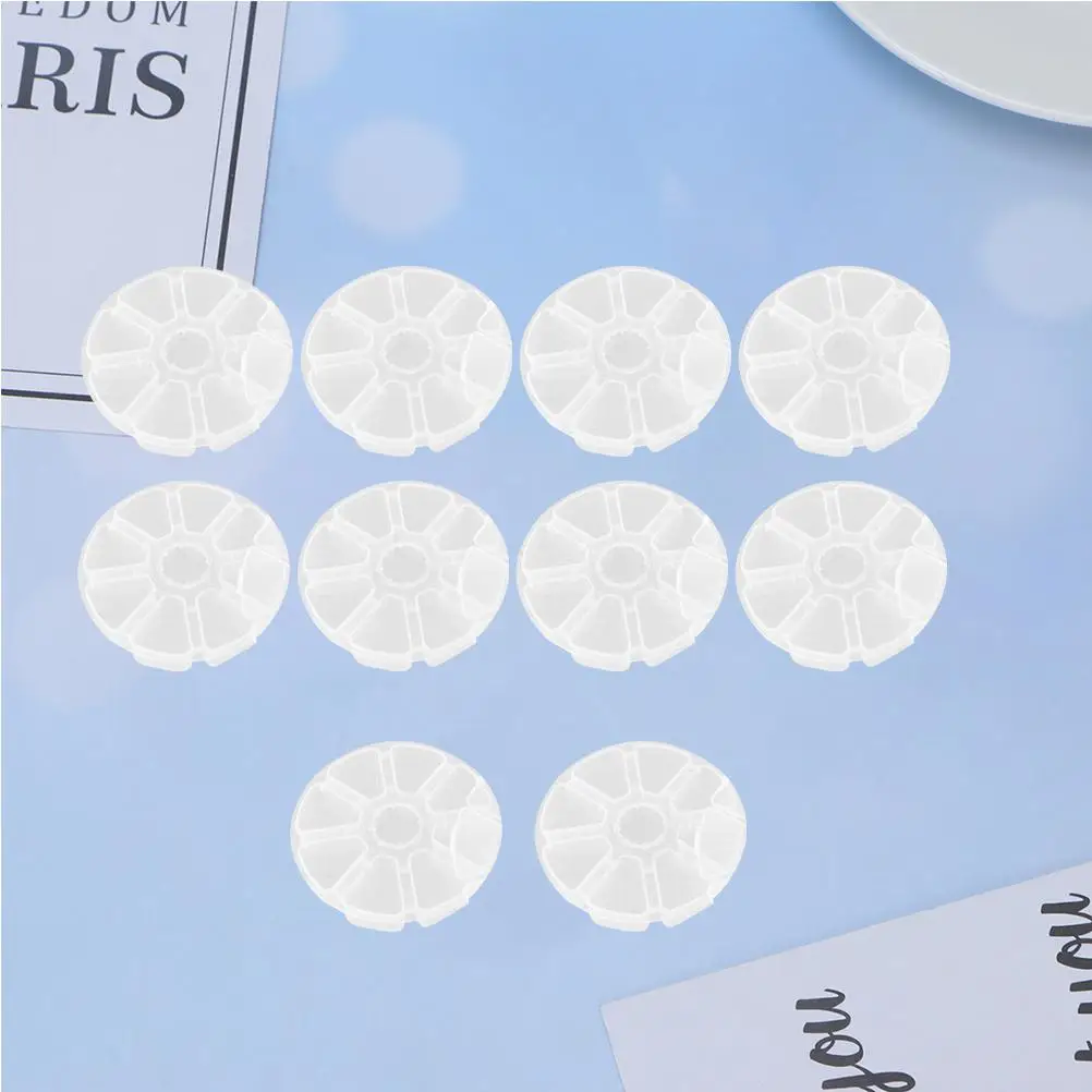 10 STKS Ronde 8-compartimenten Organizer Accessoires Sieraden Opslagcontainer Lade Desktop