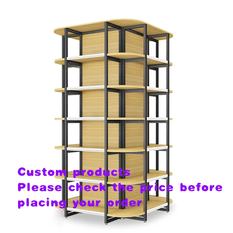 custom.Factory Heavy-Duty Supermarket Shelf Supermarket Column Shelves General Convenience Display Racks Display