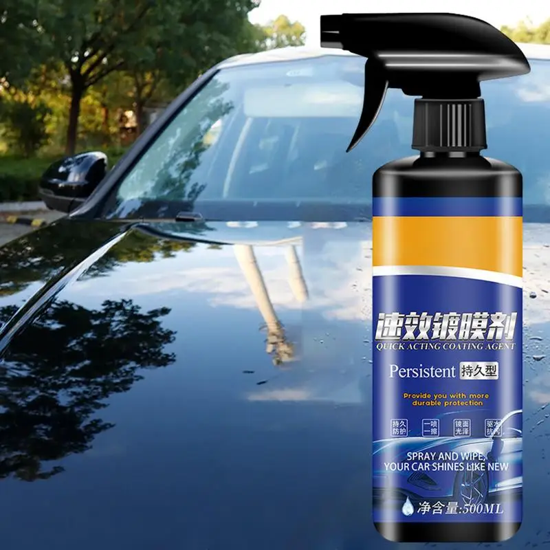 High Protection Car Coating Spray Nano Paint Repair Spray Car Refurbish Agent Fast-Acting Coating Spray For Car Cleaning Stain