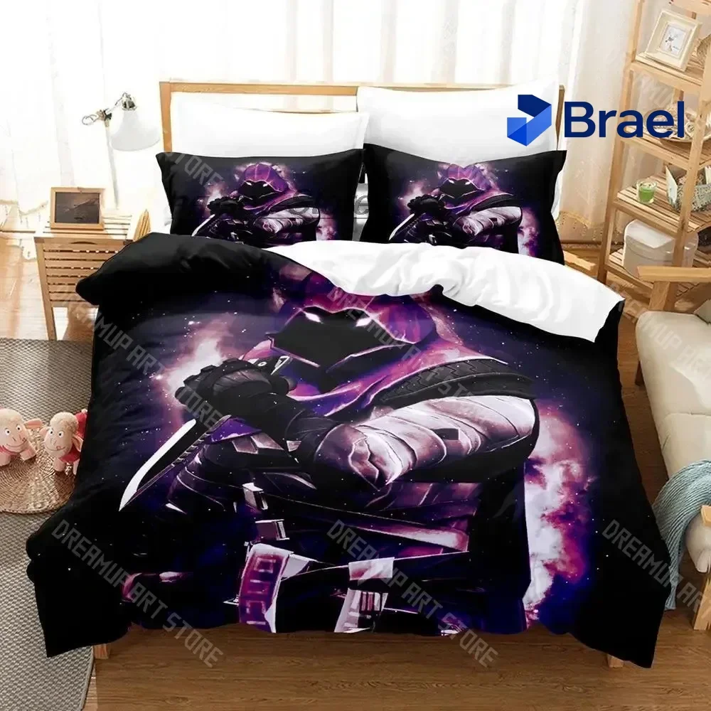 Exquisite 3D Print VALORANT Omen Bedding Set Single Twin Full Queen King Size Bed Set Adult Kid Bedroom Duvet Cover Sets