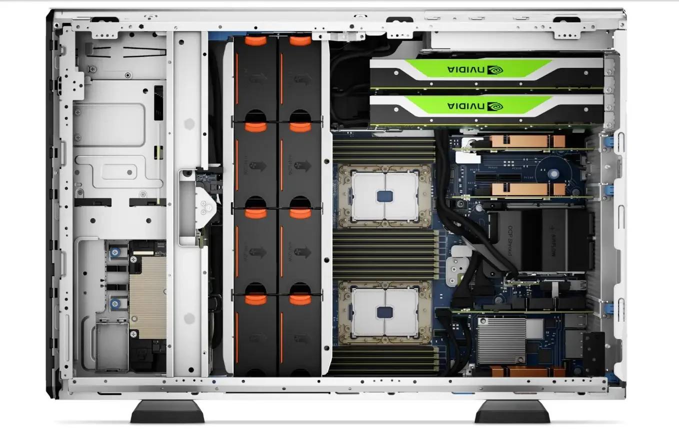 Server desktop EMC Server PowerEdge Tower T550 GPU Server Tower T550 con CPU argento 4309y