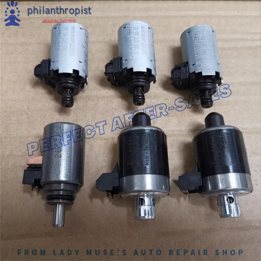 

Original 722.6 Transmission Clutch Solenoids 100% tested for Mercedes Benz 5-SPEED Automatic Gearbox valve body Solenoid Kit