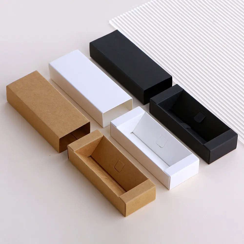 20pcs Slide Drawer Paper Box for 10ml Perfume Bottle, Empty Perfume Packaging Box Fit 17x78mm Fragrance Spray Bottle