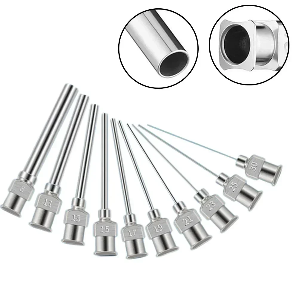 1pc Dispensing Machine Needle Stainless Steel 25mm Length For Industrial Glue High Temperature Dispensing