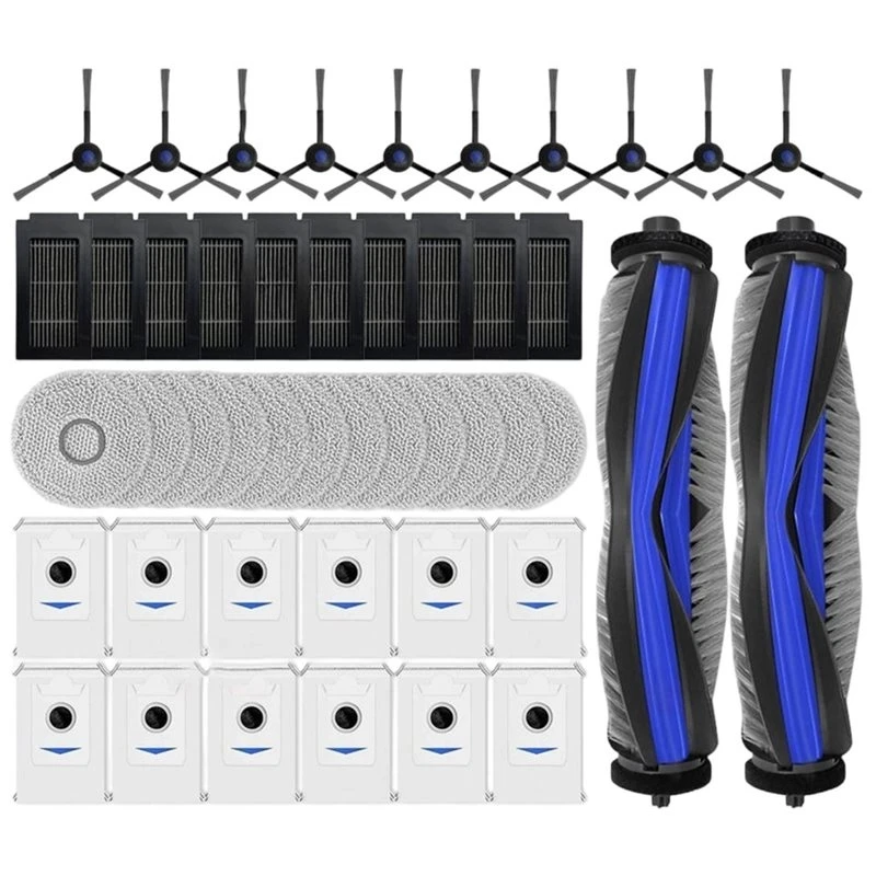 A01M-Replacement Parts Kit For Spotless Max Cam BCRDW3BX, BCRDW3B/BCRDW3BAB Including Main Brush, Filter, Dust Bag, Mop Pad