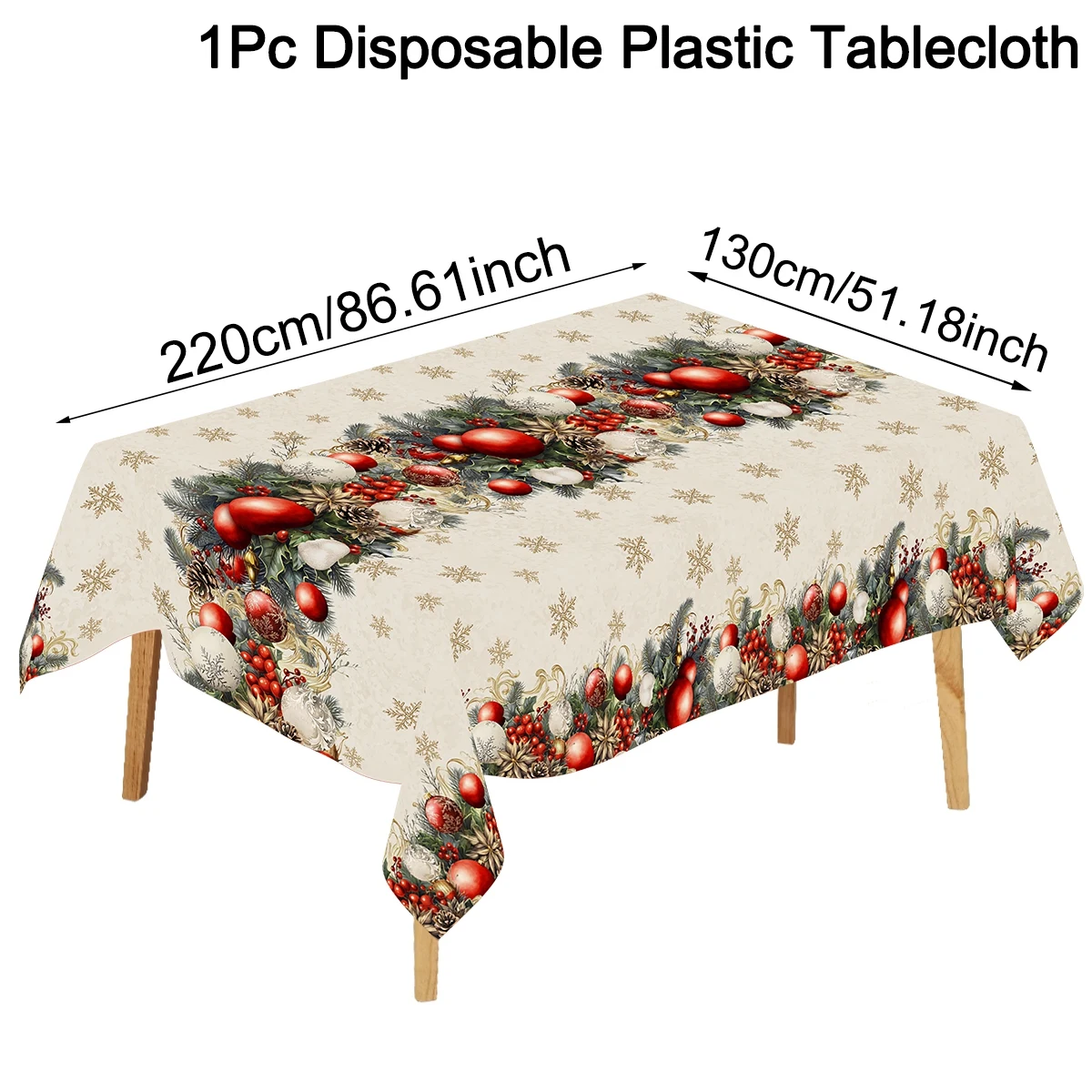 Mantel con Diseño Floral Navid - Outdoor Furniture Vintage reseña y precio