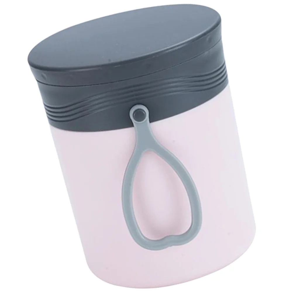 

Insulated Soup Cup Thermal Food Jar with Cover Breakfast Can Porridge Container Pink