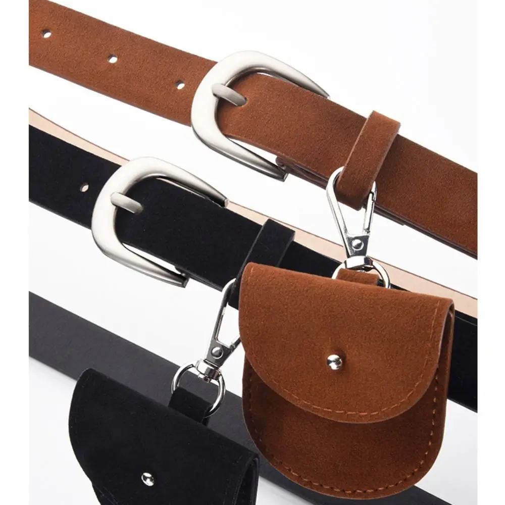 

Замшевый пояс с пряжкой в стиле ретро, роскошный дизайн, универсальная поясная сумка, кожаный ремень, женский пояс, одежда, украшение для джинсов