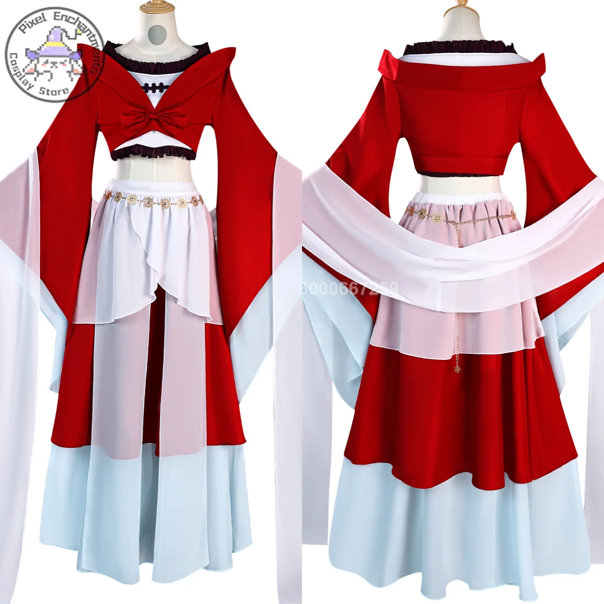

The Apothecary Diaries Cosplay Costume Anime MaoMao Role Playing Clothes Red Dress Outfit for Women Comic Con Halloween Party
