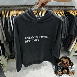 Best Quality 1:1 ERD Men's Hoodie Thick and Loose Enfants Riches D é Prim é s Printed Sweatshirt