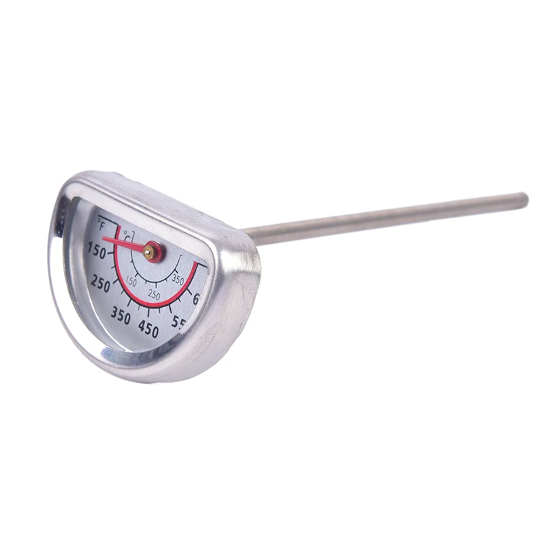 

1PC Oven Thermometer Stainless Steel BBQ Thermometer Kitchen Baking Tools Half Round Temperature Gauge