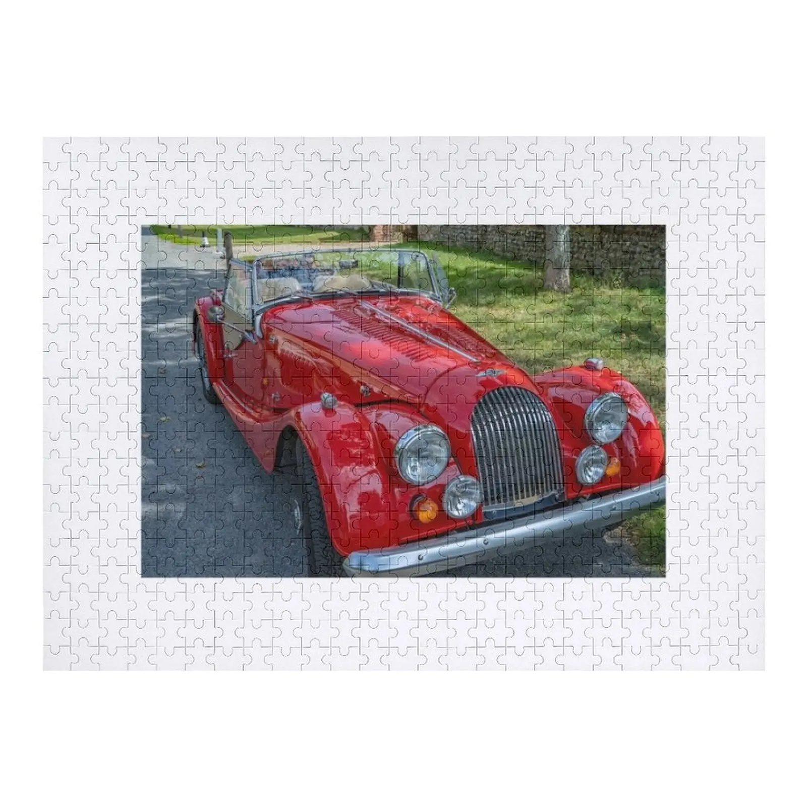 

Classic Morgan Sports Car Jigsaw Puzzle Photo Toys For Children Wooden Boxes Puzzle