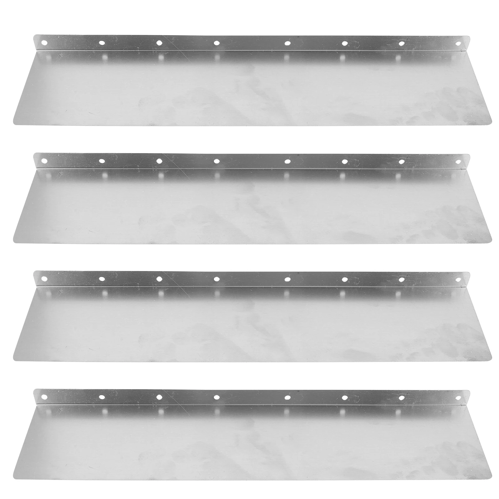 

4pcs Roof Valley Rain Diverter Iron Gutter Guards Prevent Splashing Protect Exterior Walls Heavy Rainfall