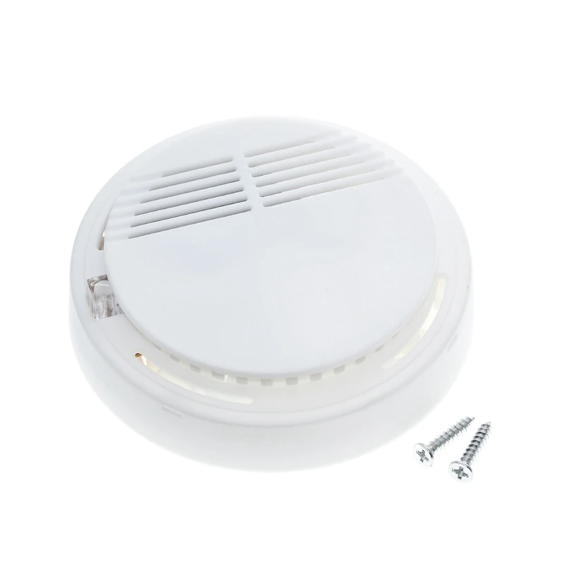 Independent Alarm Fire Smoke Sensor Detector 85dB Photoelectric Monitor Home Security System for Family Guard Office Restaurant