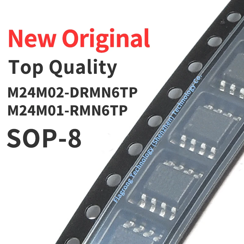 (10 Pieces) M24M02-DRMN6TP M24M01-RMN6TP SOP-8 New Original Chip IC