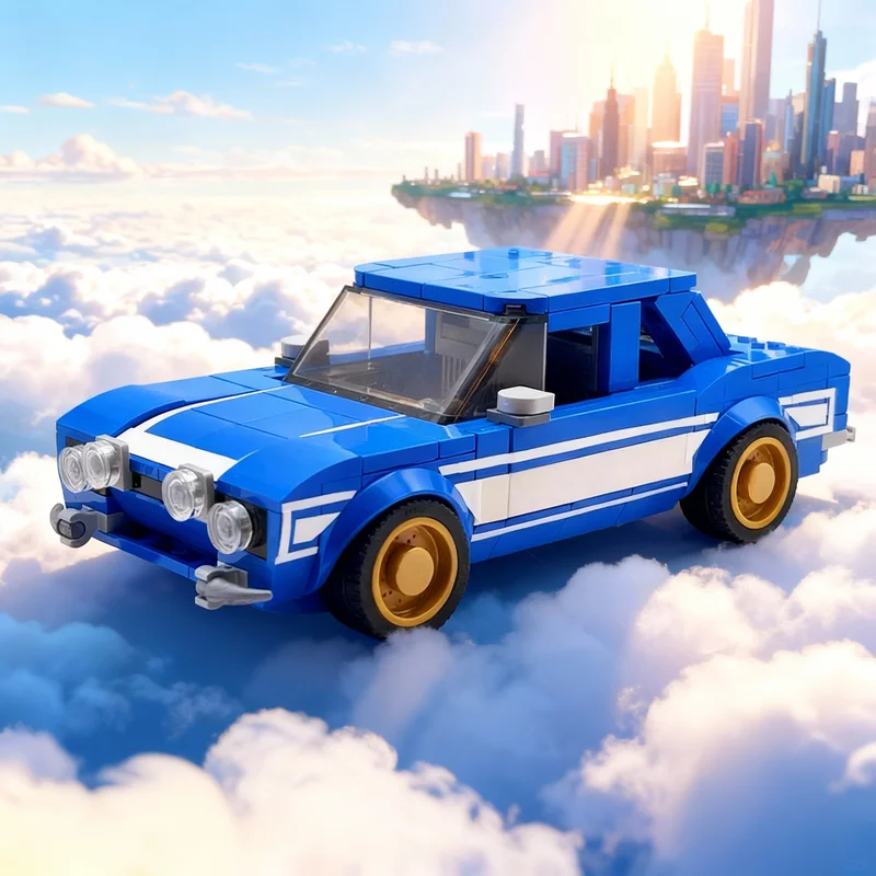 

Набор строительных блоков MOC Brian S Built Tough Escort The Fast City Champions, 479 деталей, архитектурные игрушки, рождественские подарки для детей