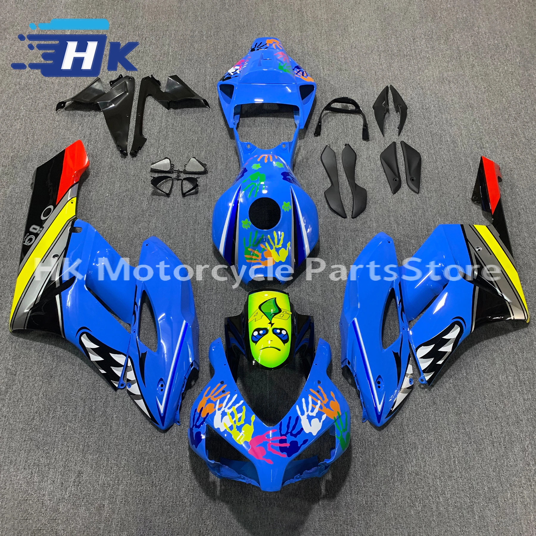 

ABS Plastic Bodywork Set for CBR1000RR 2004 2005 red flames CBR 1000 RR 04 05 bodywork kit motorcycle fairings Injection mold