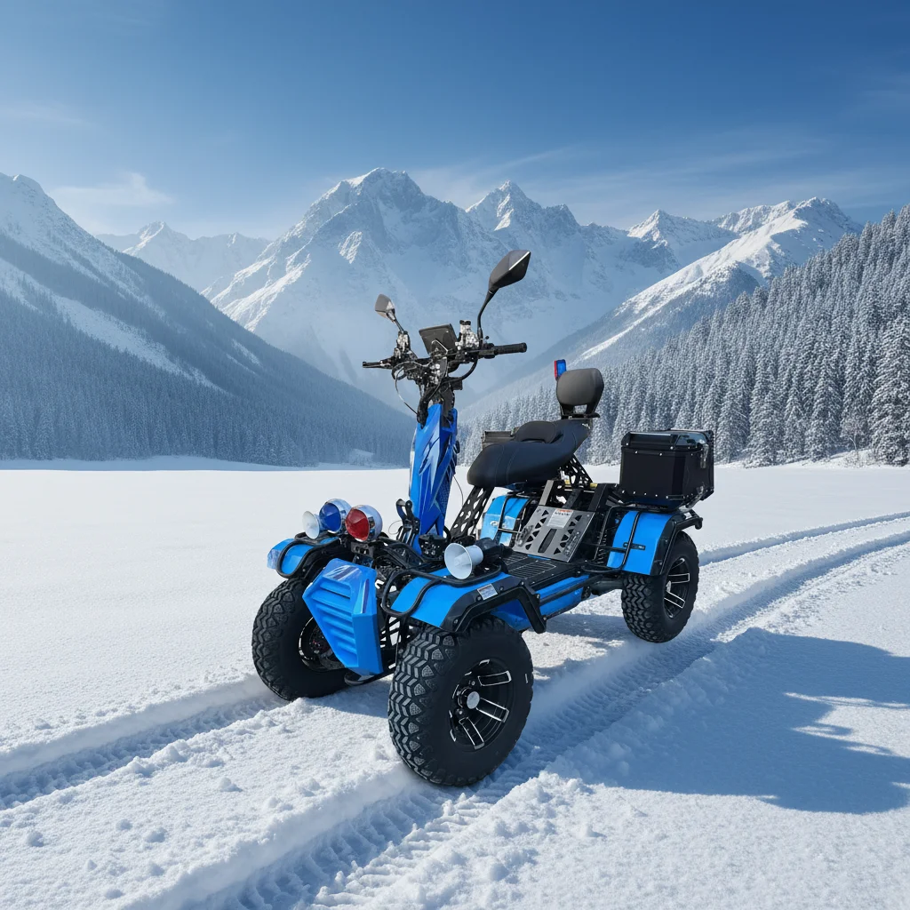 New Off-road Vehicle 4WD Patrol Vehicle Hybrid 12000W ATV With 150AH Battery Buggy Smart Scooter
