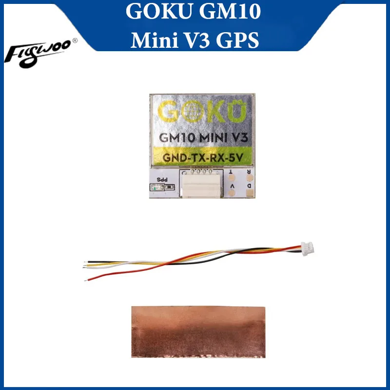 

Flywoo GOKU GM10 Mini V3 GPS для FPV Racing FreeStyle Drones RC Tools