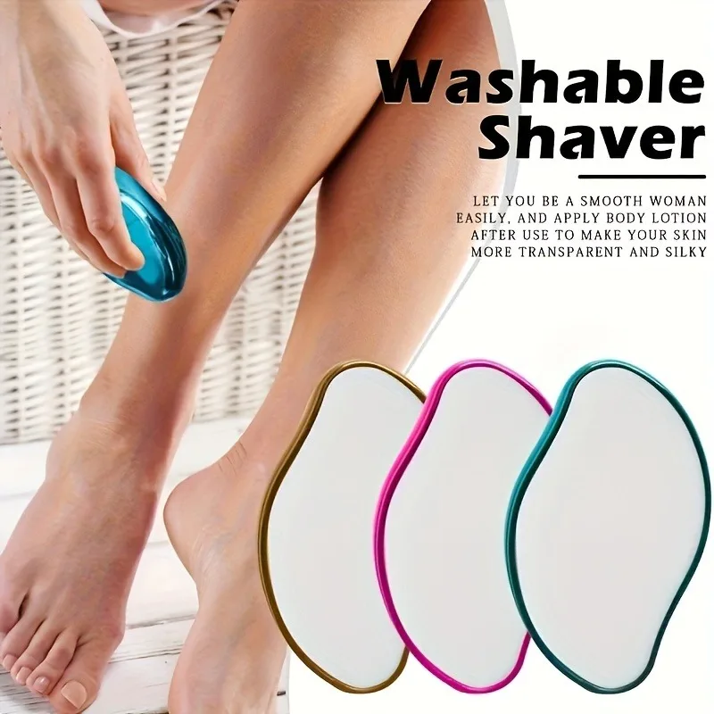 Crystal Epil Hair Removal Eraser Painless Safe Reusable Easy Clean Depilation Tool Physical Glass Hair Remov Body Beauty Eraser