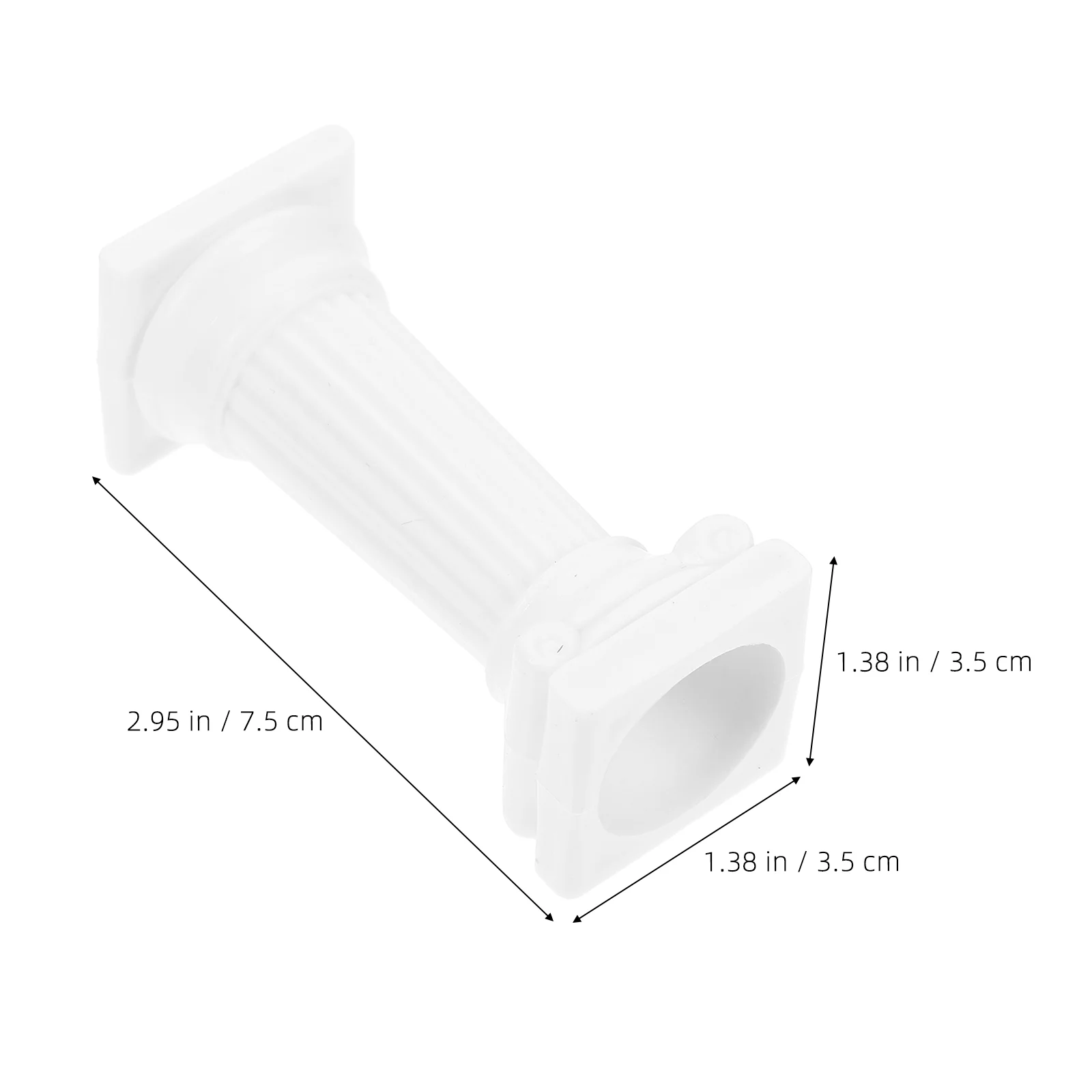 8 Pcs Roman Pillar Cake Stand Plastic Small Cakes Pillars Wedding Stands Column Rod White Tiered Desert Table Display Decorate
