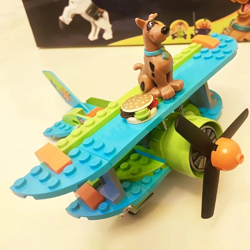 

Creative Expert Model Mystery Plane Adventures Compatible Moc ideas Buiilding Block Scooby Toys Gifts128pcs 75901