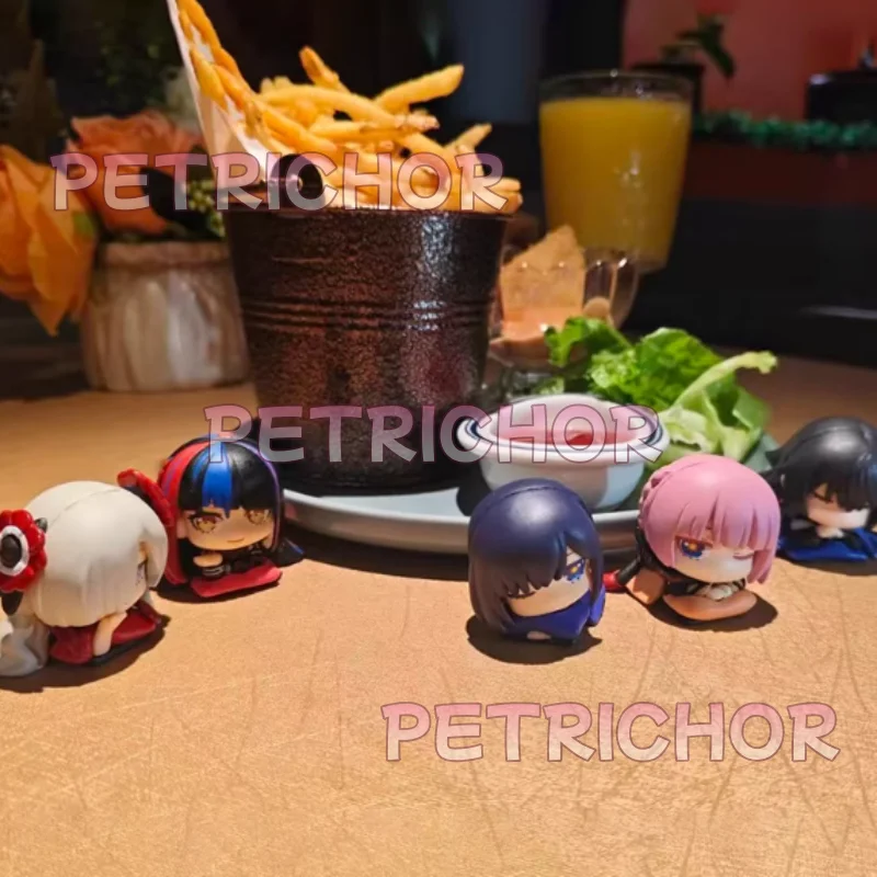 카미츠바키 시티 건설 중 2차원 수면 모델링 가샤폰 컬렉션 데스크탑 장식 미니 모델 장난감