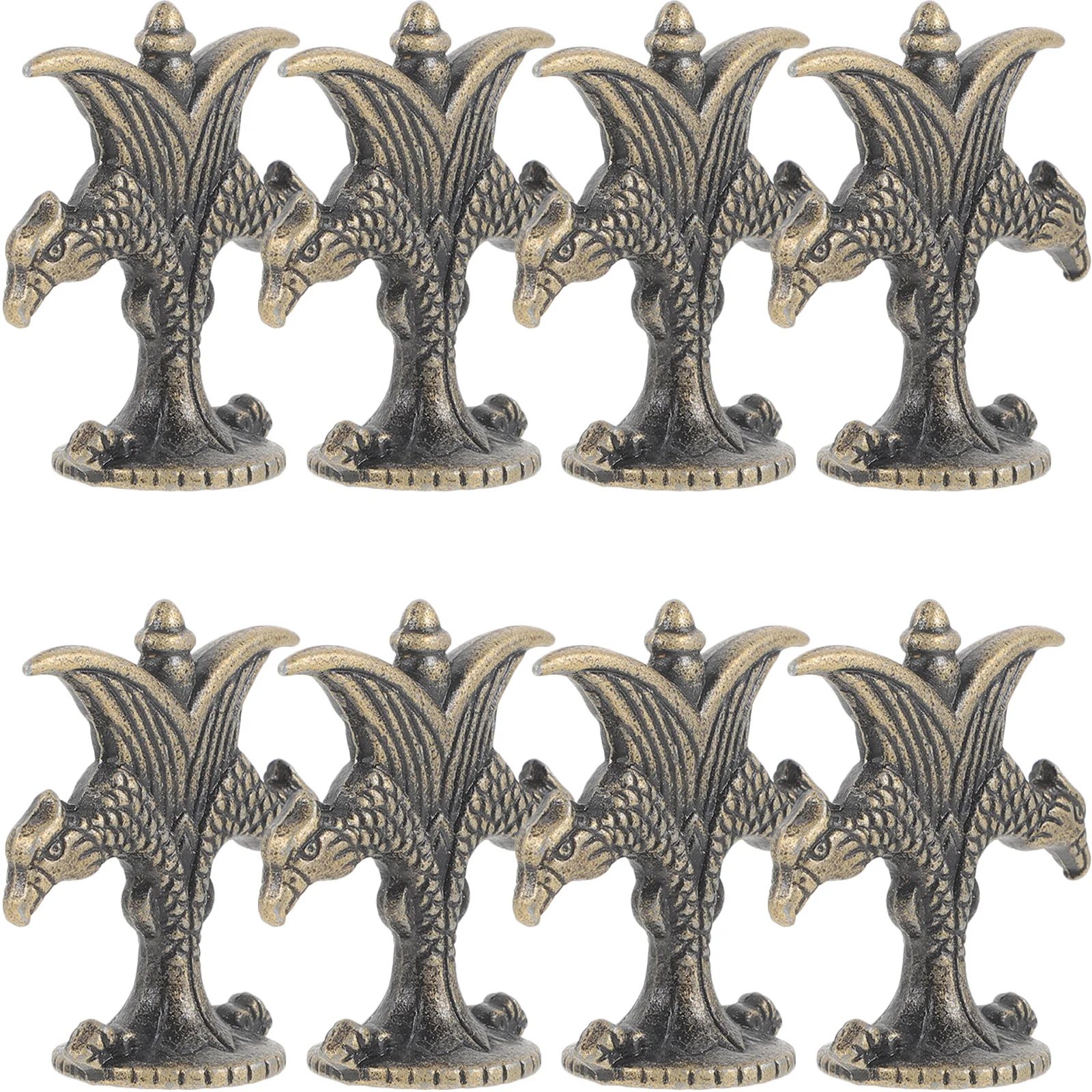 

8Pcs Retro Vintage Eagle Cabinet Knobs Decorative Drawer Pulls for Dresser Cabinet Cupboard Wardrobe Dresser Knobs