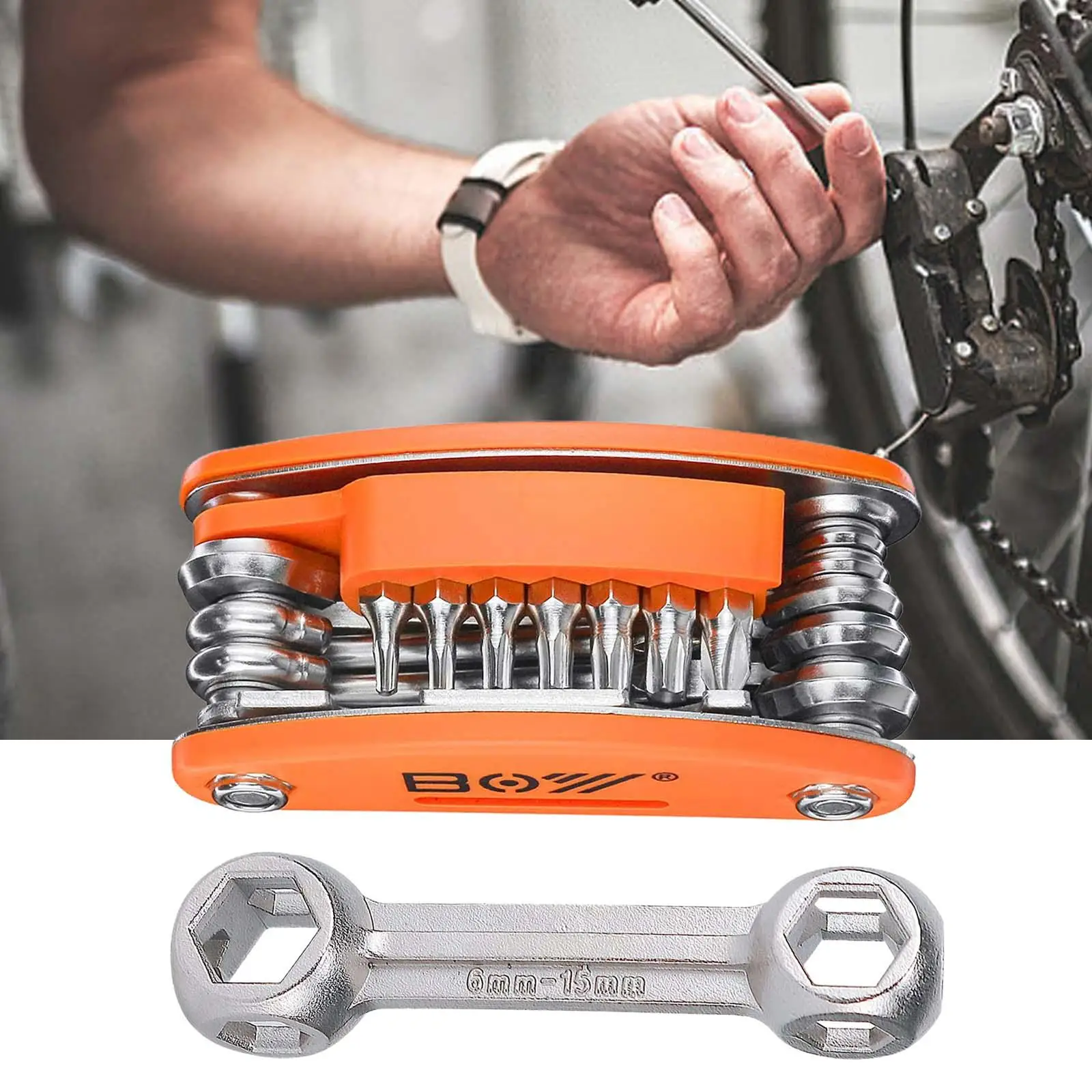 High Quality 20 in 1 Bike Multitool Mini Tool Set Portable Bicycle Essential Kit for Mountain Bikers