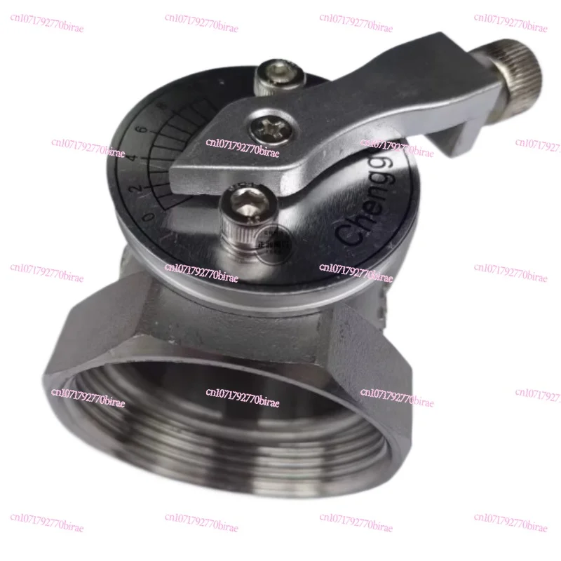 

Stainless Steel Air /threaded Air Volume Control with Scale, Threaded Butterfly Valve DN50