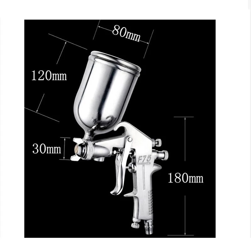 F-75  Spray Gun f75 Pneumatic Up And Down Pot Spray Pot Furniture Car Paint Glue High Atomization Spray Paint