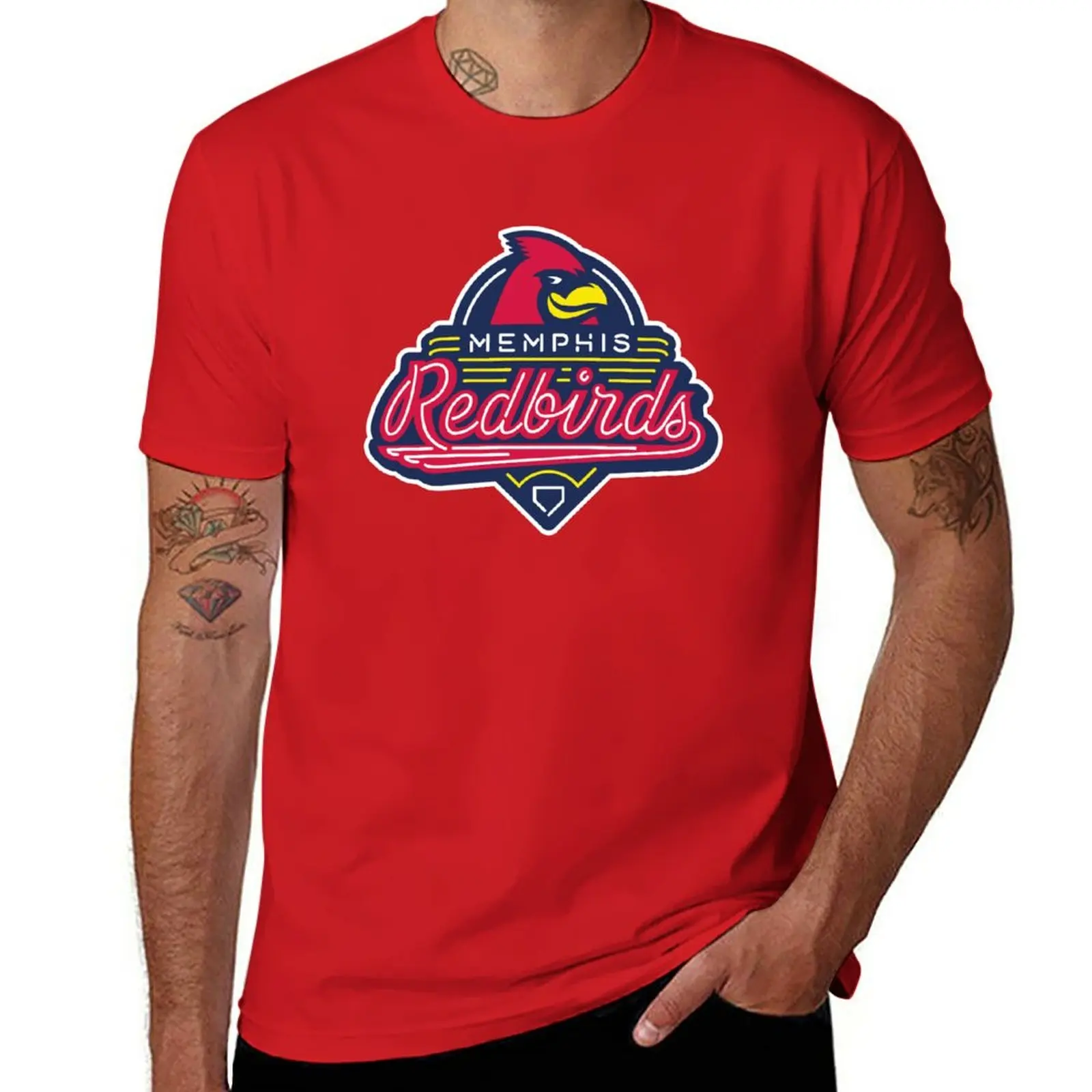 New The-Redbirds-(new)-Sports T-Shirt T-shirt short quick drying t-shirt mens graphic t-shirts anime