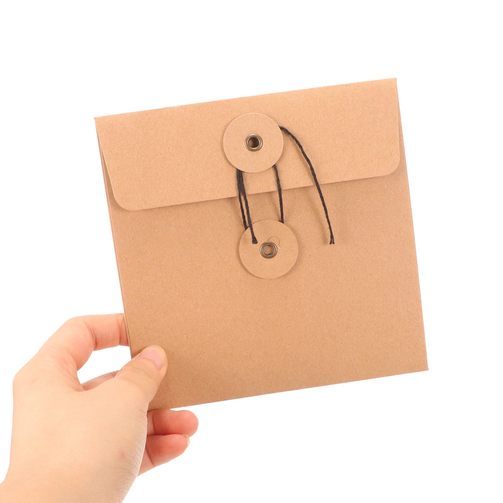 

10Pcs Brown Kraft Paper Cd Storage Sleeves Dvd Packaging Mailer Bags Protective Envelopes Brown Paper Cd Bag Dvd Sleeves