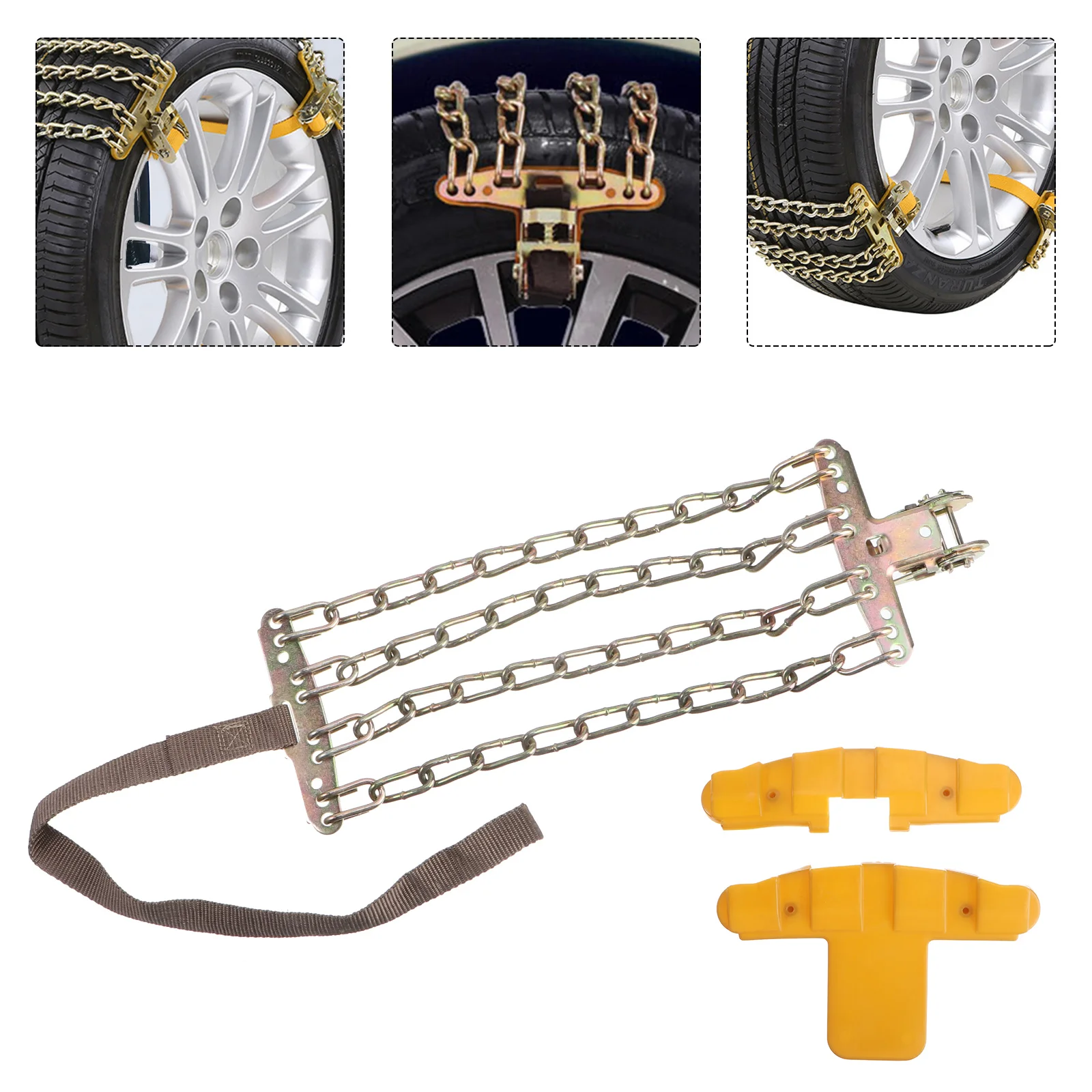 Chains Balance Design Truck Car Wheels Tyre Tire Snow Snow Anti-skid Chainss Belt Winter Anti-skid Vehicles SUV Wheel Chain