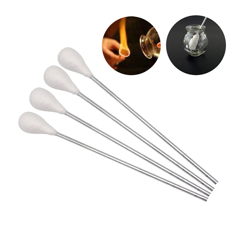 1pcs Massage Vacuum Cupping Alcohol Ignition Stick Degreasing Cotton Cupping Device Ventouse Cotton Metal Swab Health Care Tool