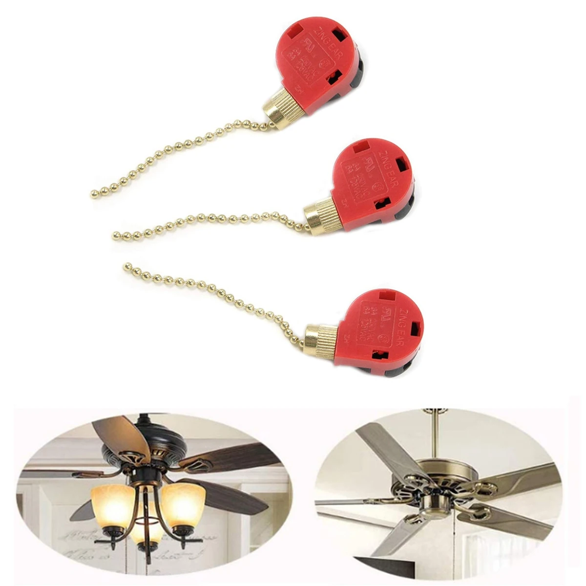 Aee6-3Pcs Ceiling F… - image