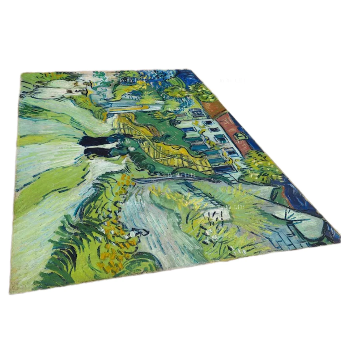 

Stairs At Auvers (1890) Gogh Art Bedroom Lounge Pop Rug Home Decor Carpet Make Your Room More Sophisticated