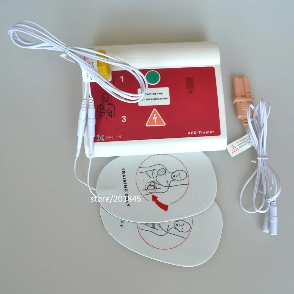 Portable Automatic External AED Trainer Training Unit Teaching Device First Aid Rescue Machine For Nurse Clinic Practicing Tool