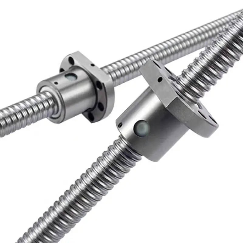 SFU1605 With Flange Single Ballnut C7 Ball Screw SFU1605 RM1605 Customizable Any Size Ballscrew1605 End Machined For CNC
