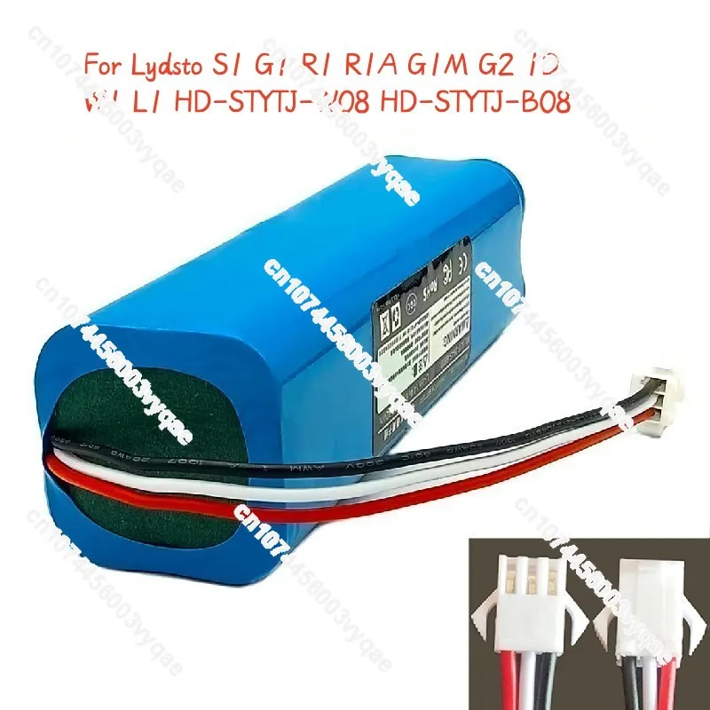 

2023 Upgrade 9900mah14.4V For Lydsto S1 G1 R1 R1A G1M G2 1D W1 L1 HD-STYTJ-W08 HD-STYTJ-B08 Sweeper battery spare parts