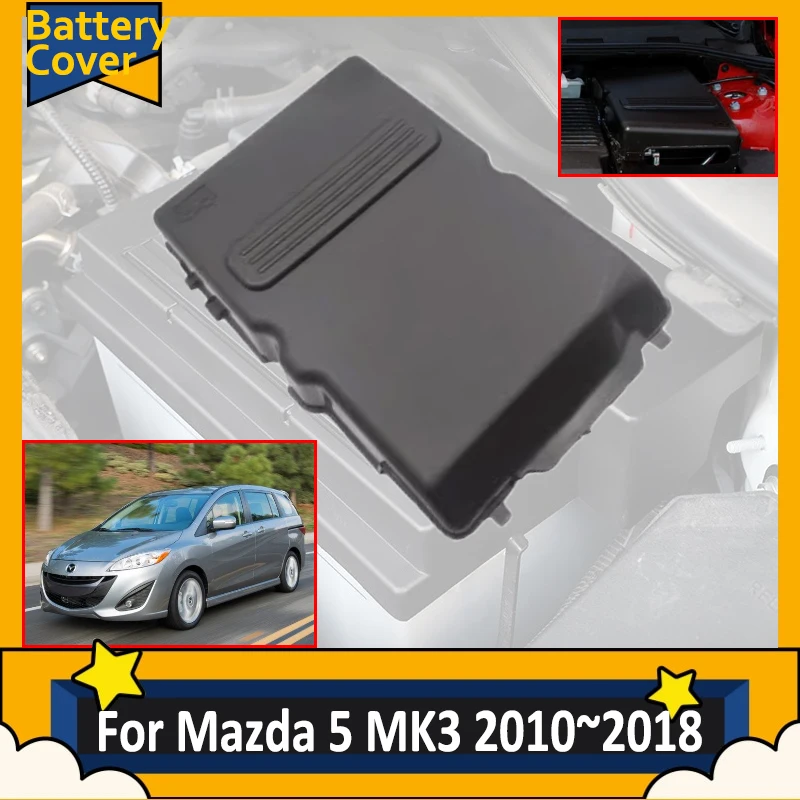 

x1 Battery Box Tray Protective Case For Mazda 5 Premacy CW Mazda5 MK3 Nissan Lafesta Highway Star 2010~2018 Car Battery Cover